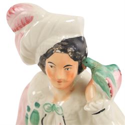Collection of Staffordshire figures, including Princess Royal, Highlander etc 