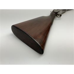 Gunmark Silver Sabel De Luxe 12-bore side by side double barrel side lock ejector sporting gun, 68.5cm barrels with 2.75cm chambers and matt bluing, walnut stock with chequered grip and fore-end and thumb safety, serial nos.12509 & 100.085, L111.5cm overall SHOTGUN CERTIFICATE REQUIRED