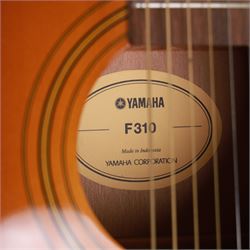 Yamaha F310 acoustic guitar, serial no. HMZ145840, L103cm