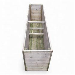 Large Decking planter with centre braces