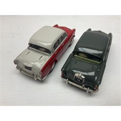 Eight Lansdowne Models 1:43 scale models - 1963 Singer Gazelle, 1958 Hillman Jubilee Minx, 1956 Austin A90, 1952 Singer SM 1500, 1957 Hillman Minx Series 1 Estate, 1958 Austin A105, 1936 Riley Adelphi; and 1968 Vauxhall Victor FD Estate; all unboxed (8)