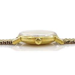 Omega Seamaster De Ville 18ct gold automatic wristwatch, on 9ct gold bracelet, London 1975

[image code: 6mc]