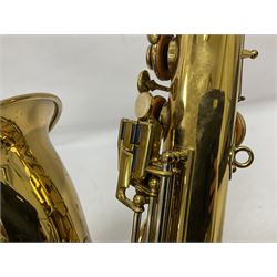 French Henri Selmer 1935 Radio Improved Tenor B flat Saxophone No 20344, with a velvet lined hard case
One of only 550 produced in that year