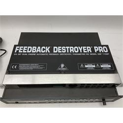 Kurzweil 1000AX Plus acoustic expander, serial no.89030049; and Behringer SNR2000 Denoiser, serial no.78362 02452 04 with Feedback Destroyer Pro Model DSP1100P; all with leads (3)