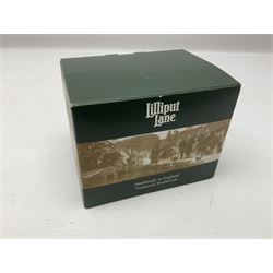 Twenty six Lilliput Lane models, to include Golden Harvest, Junk and Disorderley, Heaven Lea Cottage, Old Scrumpy Farm, Chantry Chapel Wakefield, etc, together with four similar cottages