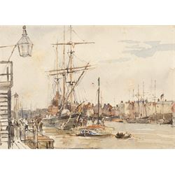 William Thomas Martin Hawksworth (British 1853-1935): 'Yarmouth', watercolour unsigned, ti...