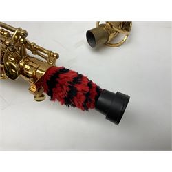 Trevor James Artemis A1 brass alto saxophone AL11572, serial no.321041; in lightweight carrying case with accessories