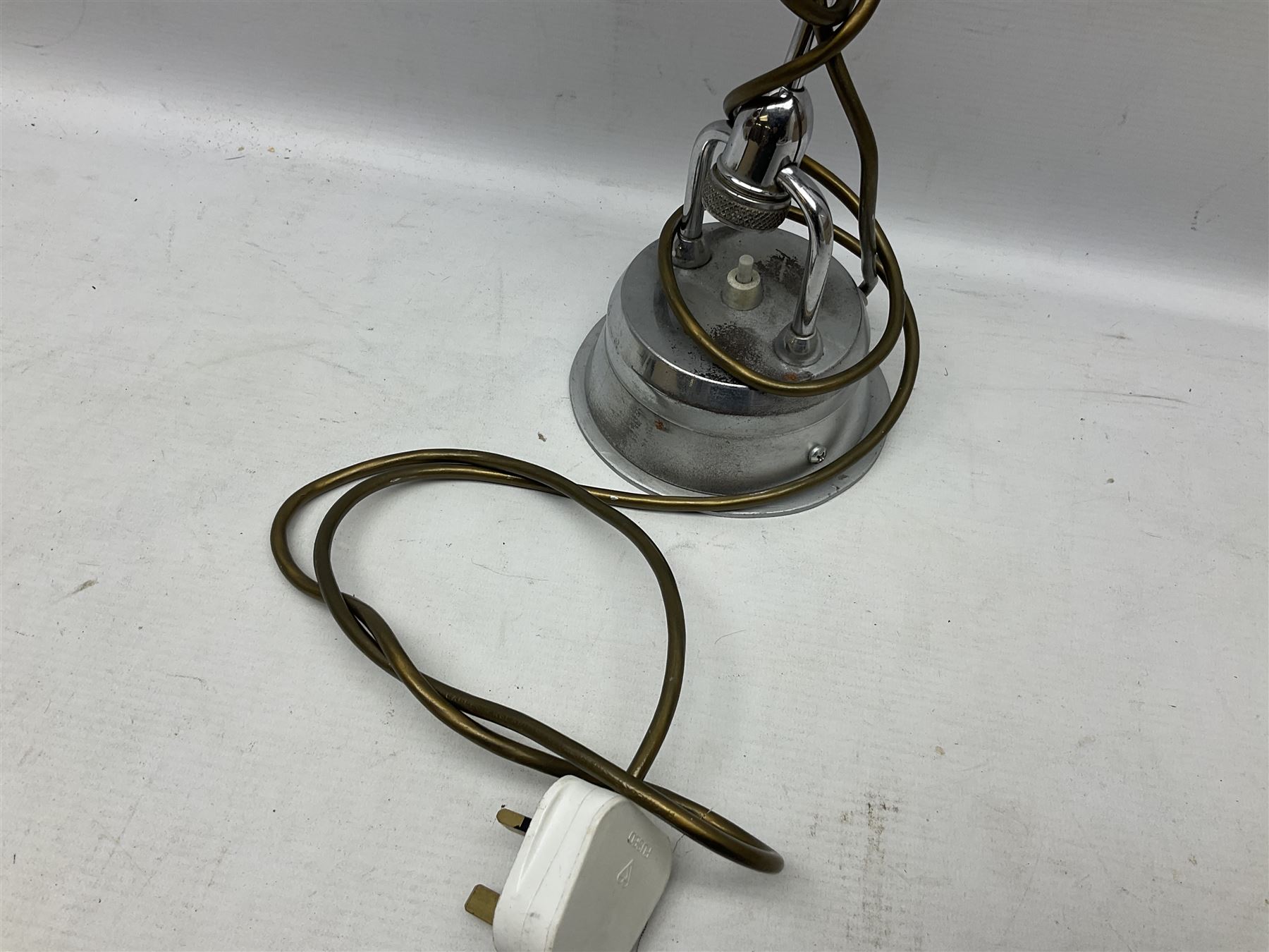 Quantity of post cards in six albums, local interest and photographic postcards, together with an art deco style table lamp