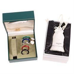 Silver jewellery, including faux pearl necklace and earrings, costume jewellery, Bulova automatic wristwatch, etc