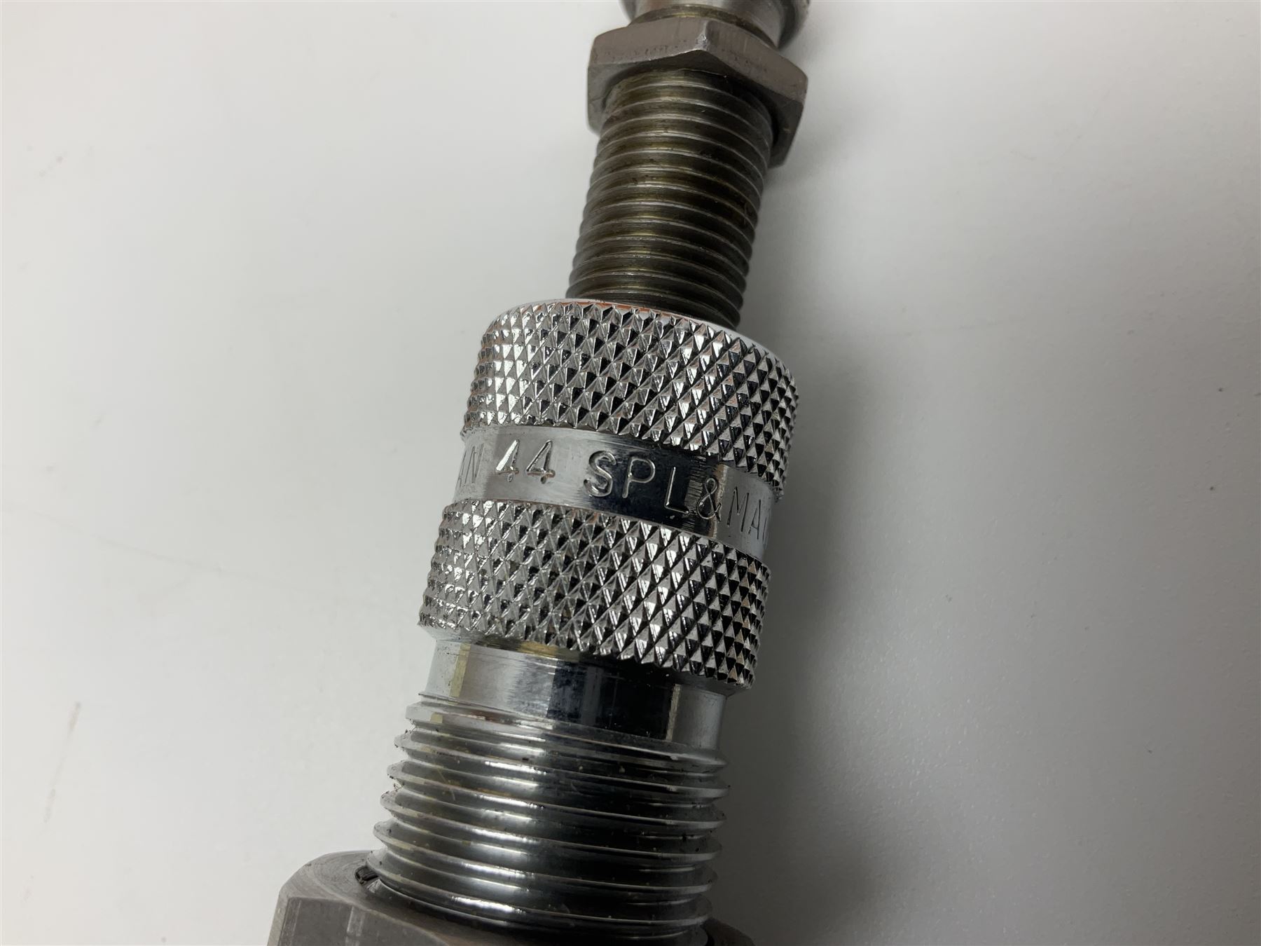 Two sets of reloading dies by Lyman comprising .303 British and  .44 Magnum; both in original boxes with paperwork