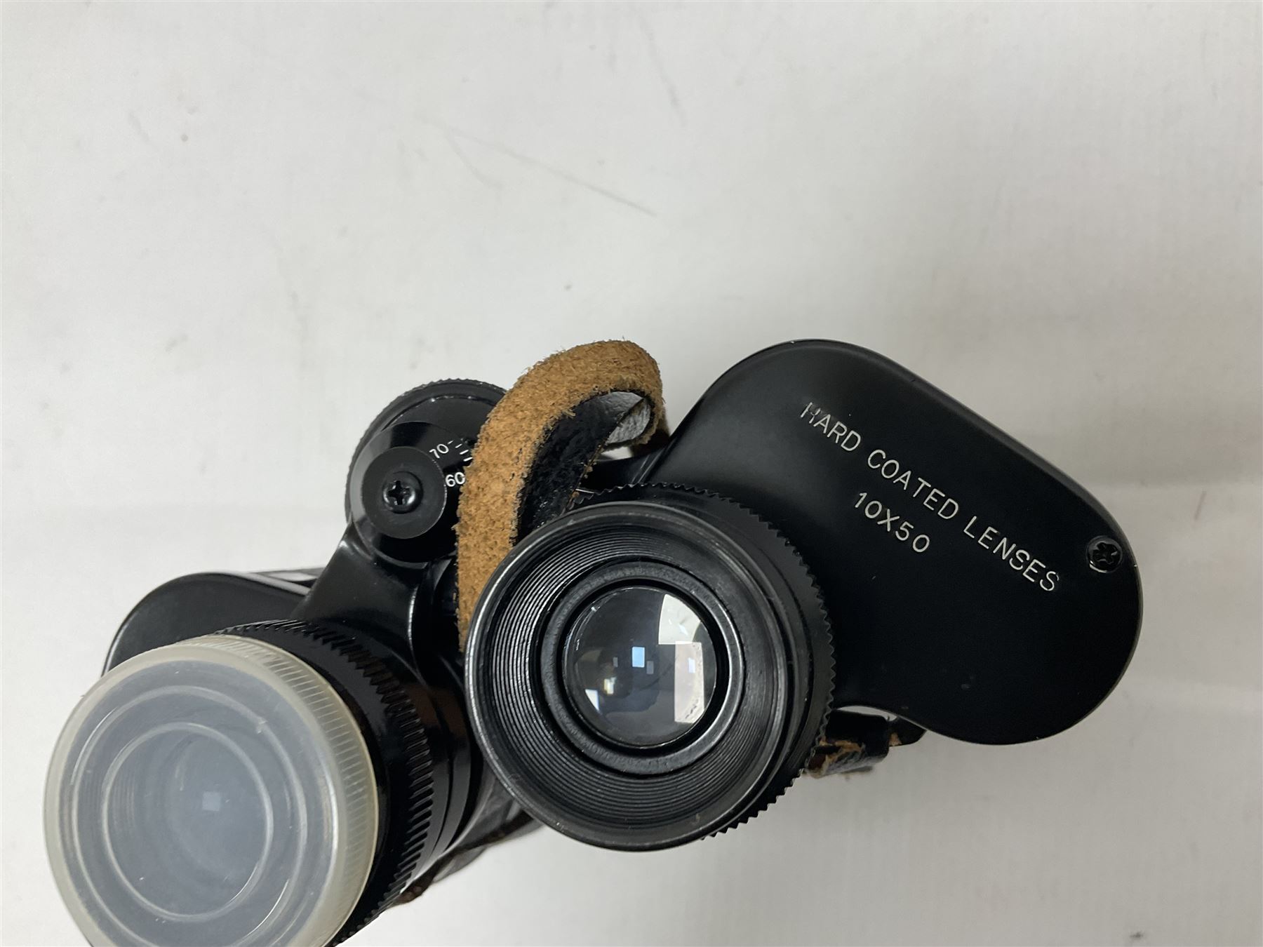 Pair of Regent 10x50 binoculars in case, together with a Storm Lexo Chronograph wristwatch
