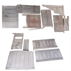 Architectural Salvage - Quantity of 19th century oak and pine church panelling including l...