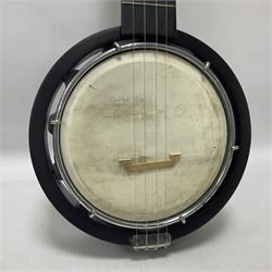 Keech 1920's four string model C Banjulele in its original case