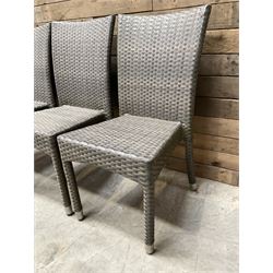 Rattan House - sixteen rattan garden chairs