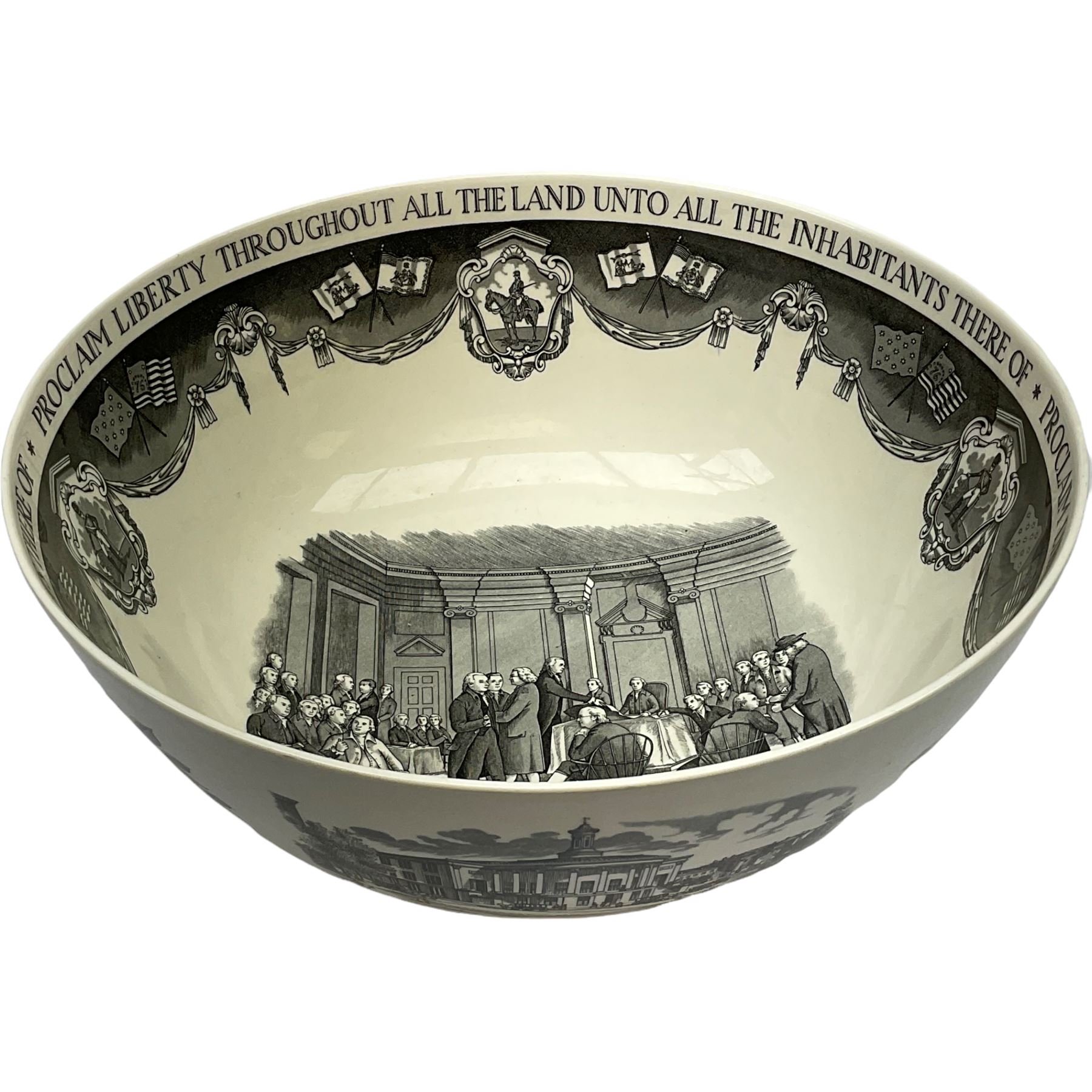 Large Wedgwood The Philadelphia bowl, designed for Bailey, Banks & Biddle Company, D31cm