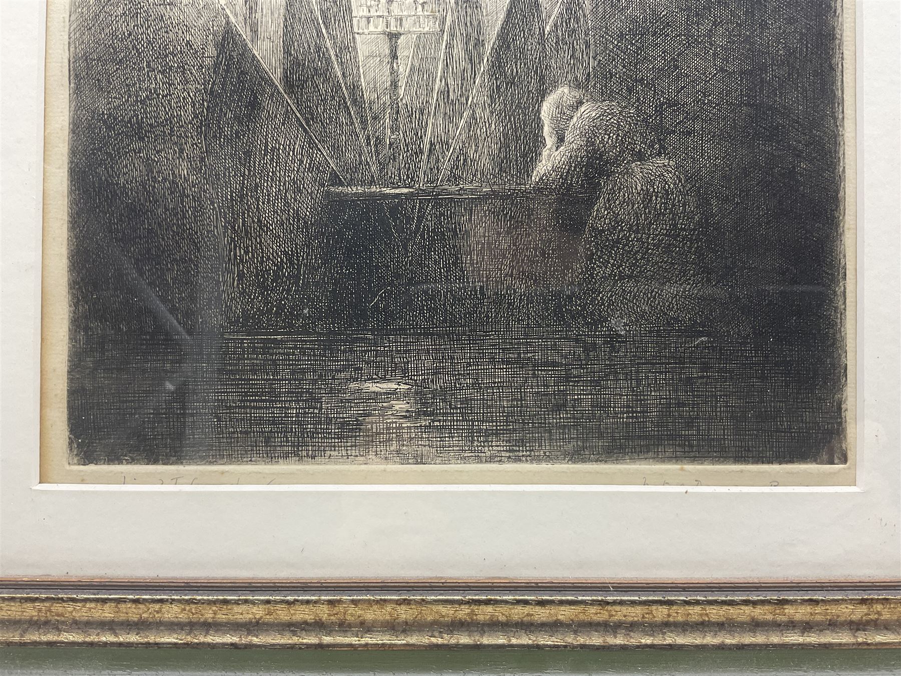 Lionel Townsend Crawshaw (Staithes Group 1864-1949): Notre Dame, etching signed and titled in pencil 35cm x 24cm