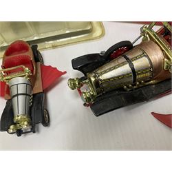 Collection of Chitty Chitty Bang Bang figures and model cars both loose and boxed, to include ‘Truly Scrumptious and Jeremy’ blister pack signed by Adrian Hall