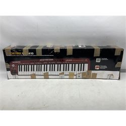Behringer XU-CONTROL UMX610 USB/MIDI Controller sixty-one full-size touch sensitive keys, in red L98cm; boxed with lead