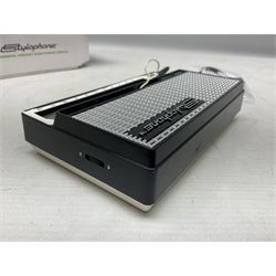 Bagpipes of Caledonia Piping Chanter Kit; Dubreq Stylophone - Pocket Electronic Organ; and Robert Frederick Harmonica; all boxed with instructions (3)