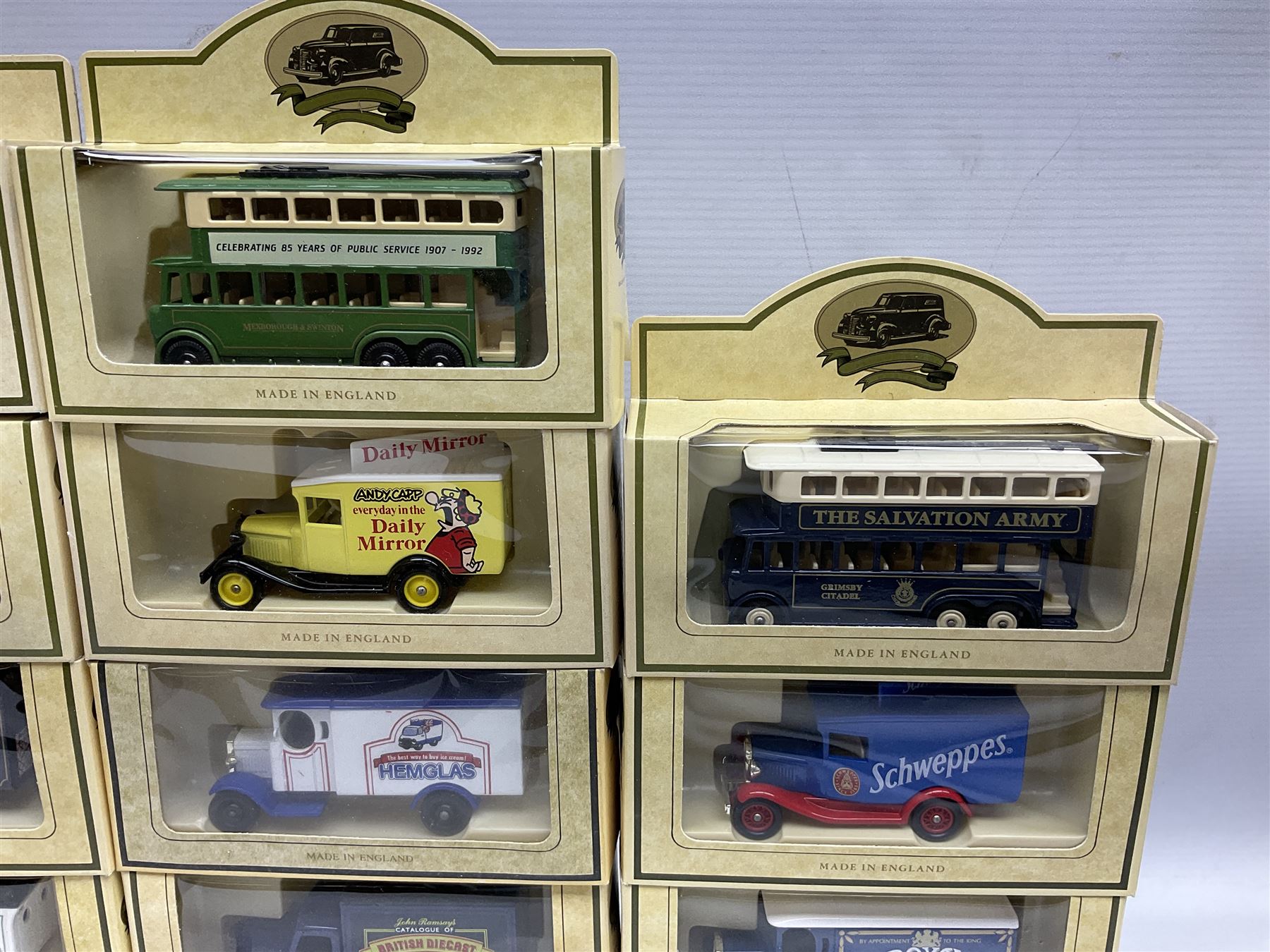 Fifty-five Lledo/ Days Gone Promotional die-cast models, all boxed (55)