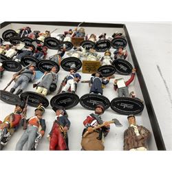 Thirty seven del Prado military figurines, foot soldiers including including Napoleonic War, WW2 etc