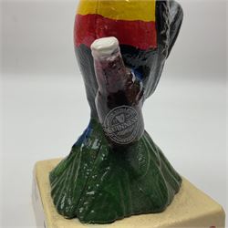 Cast iron reproduction Guinness toucan, H17cm  