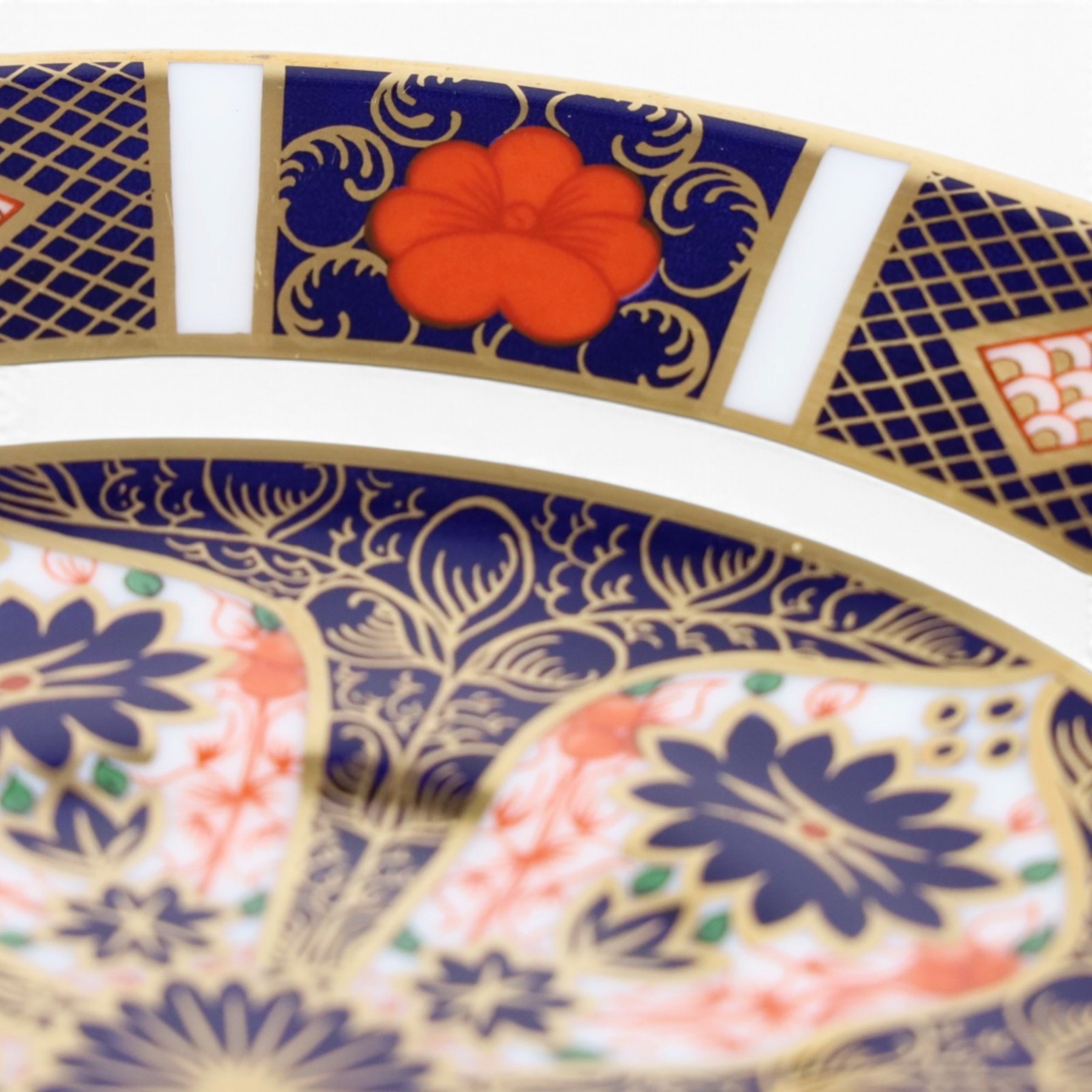 Royal Crown Derby Old Imari 1128 set of eight breakfast cups and saucers, cups, H8cm