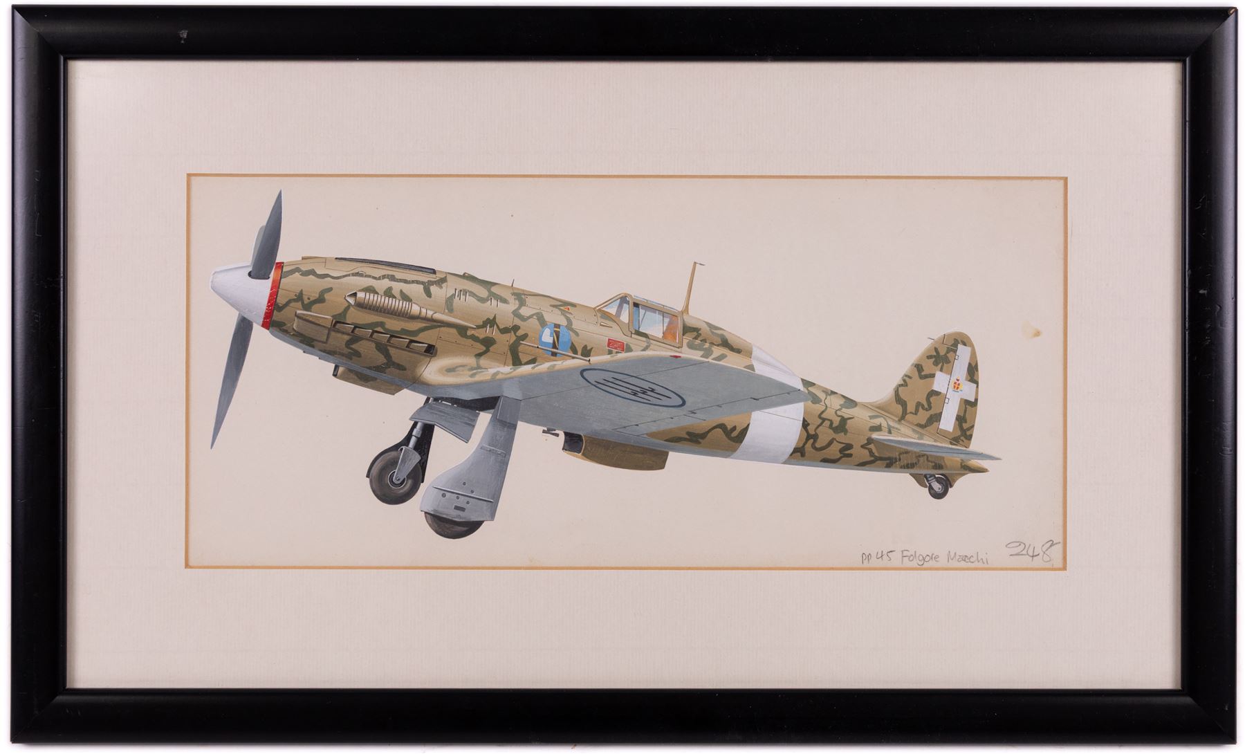 John Batchelor (British 1936-2019): Aircraft Studies, set of eleven gouaches variously signed and inscribed, max 35cm x 52cm (11)