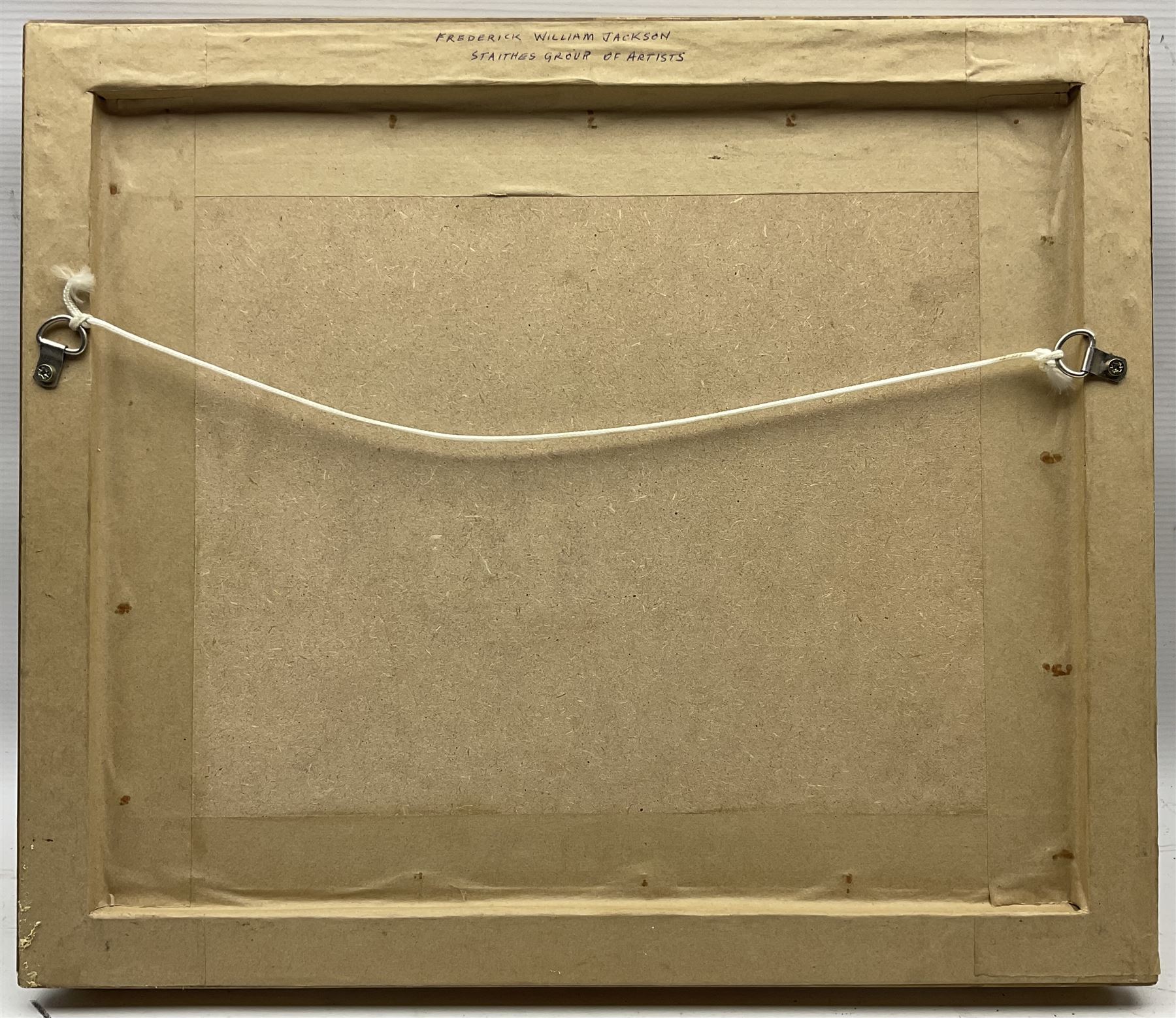 Frederick William Jackson (Staithes Group 1859-1918): Castle Ruin by the Riverside, watercolour signed 20cm x 24cm