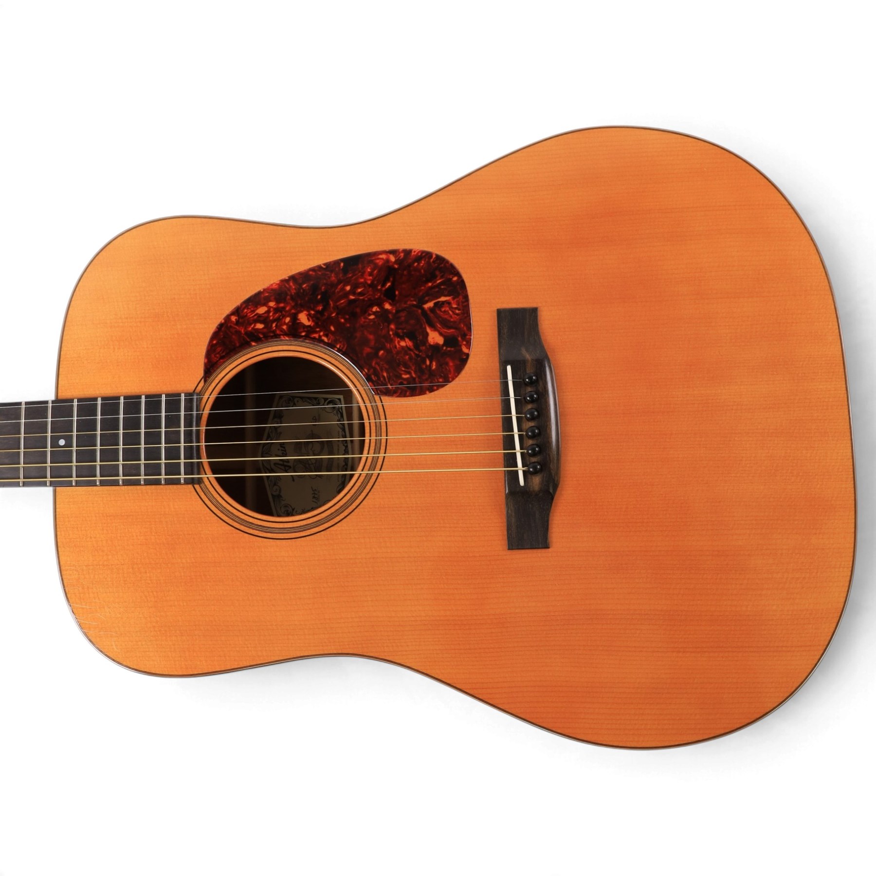Atkin Essential Dreadnought acoustic guitar, serial no. 1875, circa 2022, signed to interior label, with light aged finish in custom TKL carry case with Atkin logo, guitar L102cm