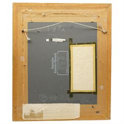 Tom Keating (British 1917-1984) after Pablo Picasso (Spanish 1881-1973): Lady in a Wide Brimmed Hat, watercolour and acrylic on board signed, 46cm x 33cm 