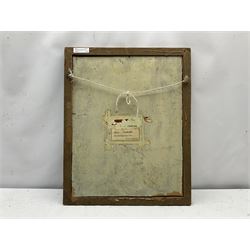 Jean Thompson (British mid 20th century): Half length Portrait of a Young Woman, oil on canvas laid on board unsigned, artist's address '80 Bebington Rd. Birkenhead' verso 47cm x 37cm