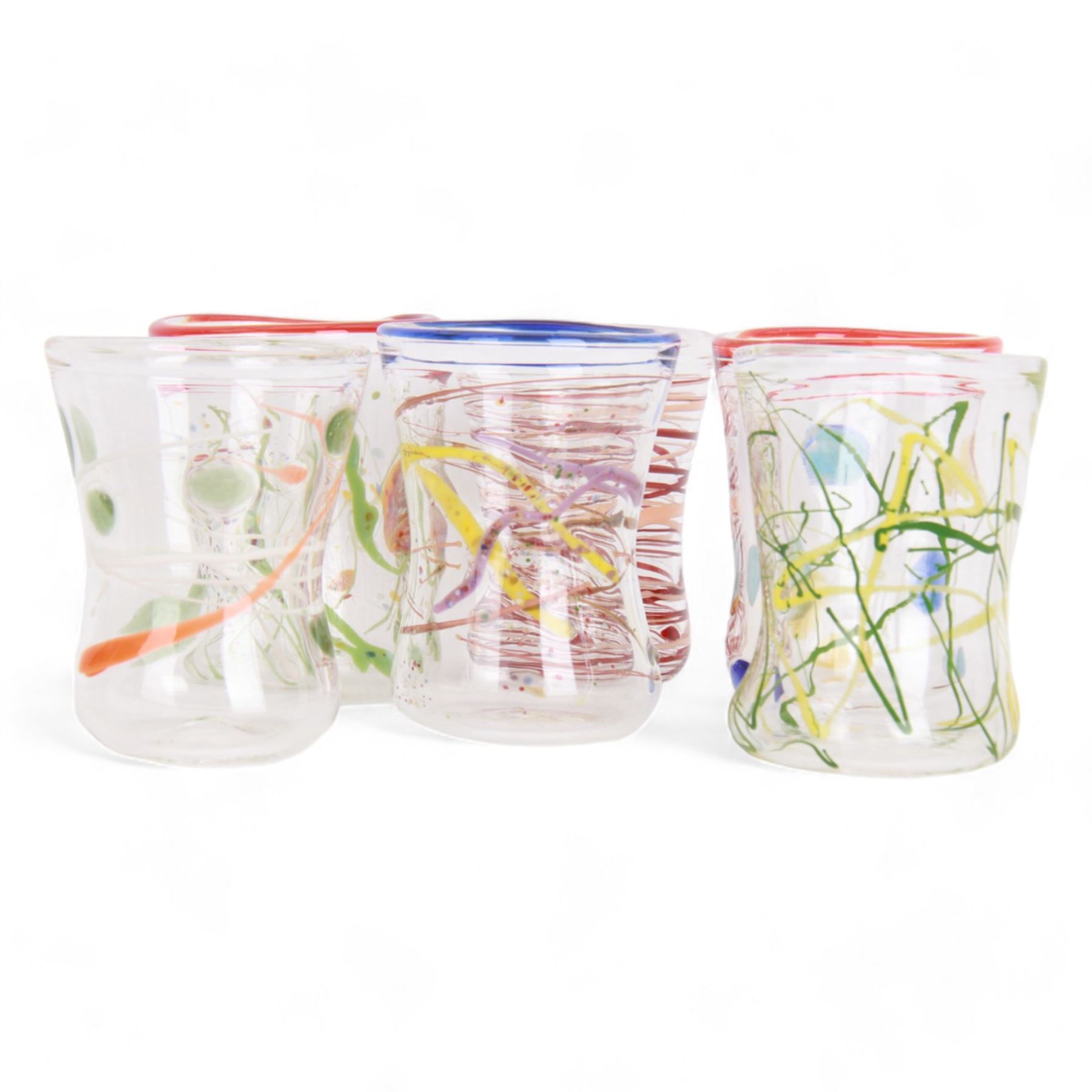 Massimo Lunardon, set of six Goto tumblers, H11cm