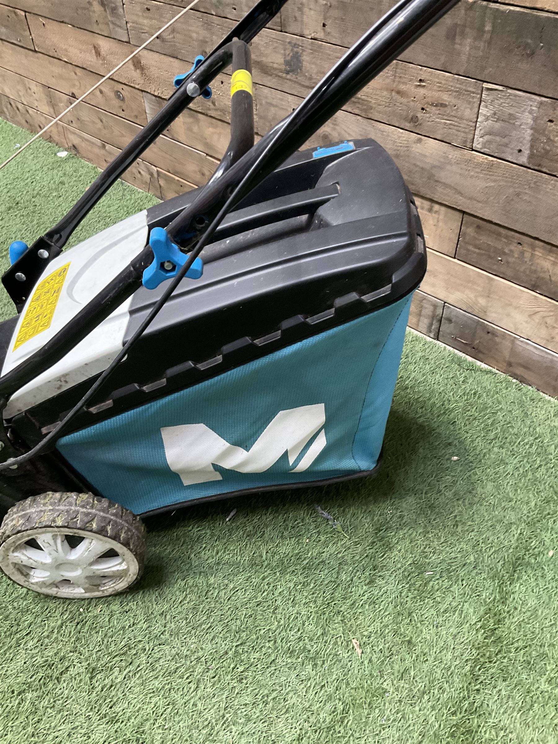 MacAllister 14” rotary lawnmower, Briggs & Stratton 450E 125cc engine  - THIS LOT IS TO BE COLLECTED BY APPOINTMENT FROM DUGGLEBY STORAGE, GREAT HILL, EASTFIELD, SCARBOROUGH, YO11 3TX