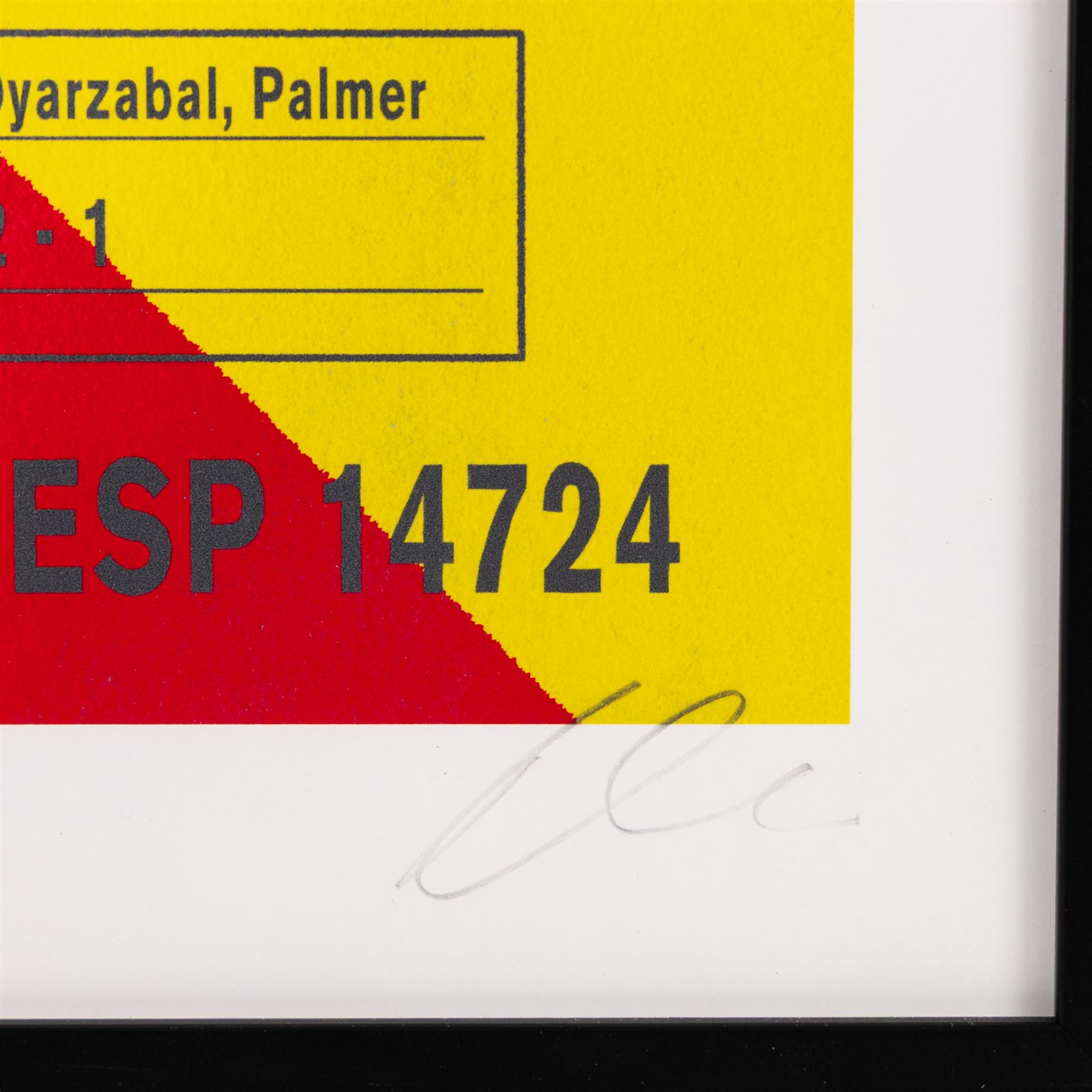 Nick Cranston (South African 20th Century): 'European Champions 2024', print signed in pencil 32cm x 24cm 