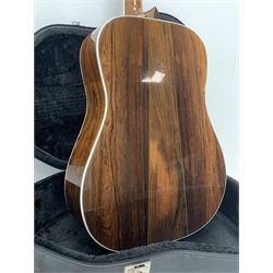 BC Rich electro acoustic guitar serial no. 001 in carrying case