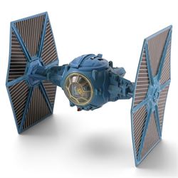 Collection of Kenner/Palitoy Star Wars vehicles, including Tie Interceptor, Battle Damaged X-Wing, Snow Speeder, Darth Vader's Tie Fighter, Tie Fighter, Rebel Transport and Slave I 