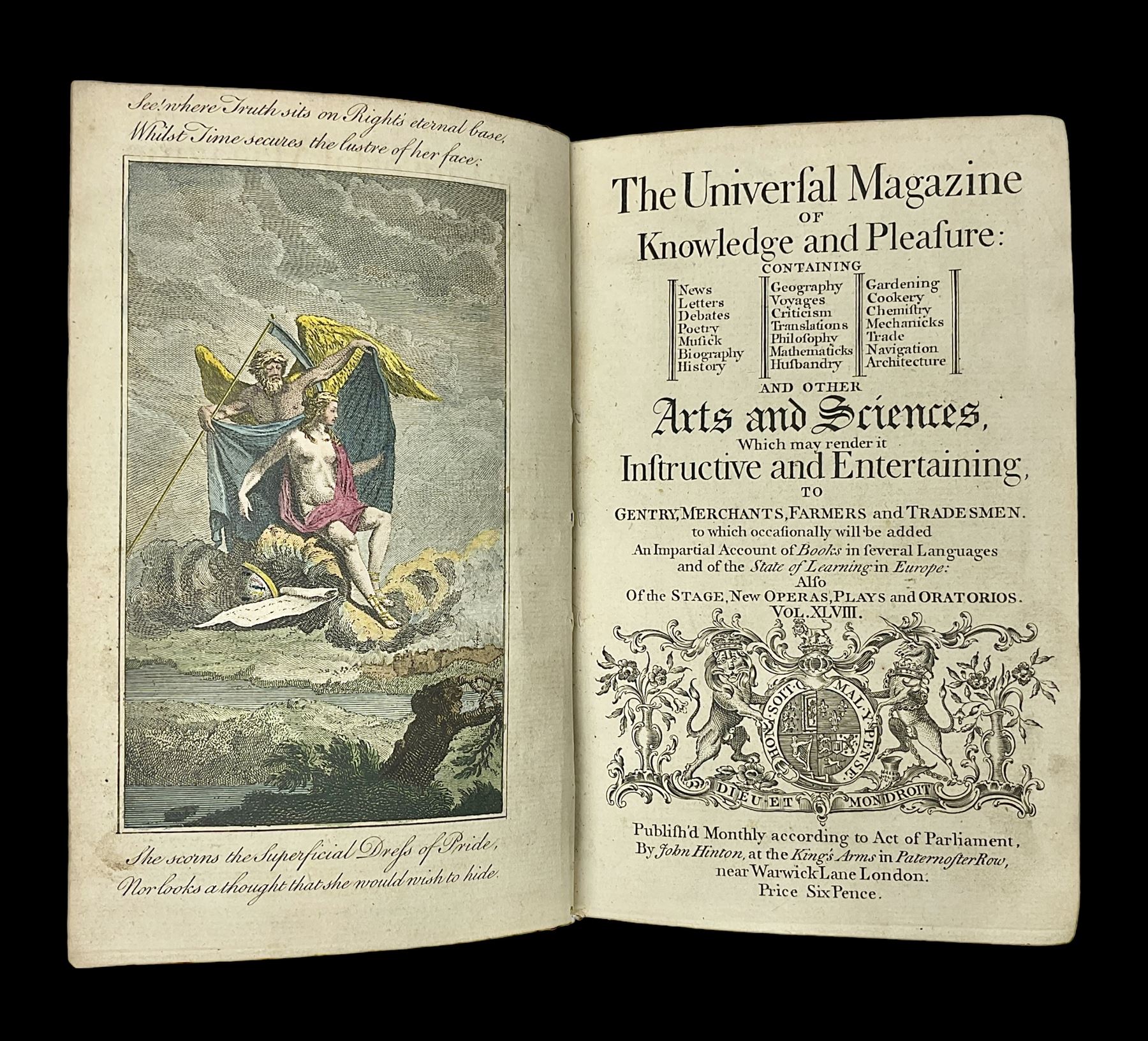 The Universal Magazine of Knowledge and Pleasure, 1771