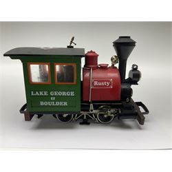 Lehmann Lake George & Boulder G scale, gauge 1 0-4-0 tank locomotive, 'Rusty', together with a similar 0-4-0 tank locomotive 'Otto', unboxed