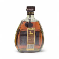 Laphroaig single cask scotch whisky, 70cl 40% vol, together with Hine Fine Champagne Cognac 68cl 40% vol 