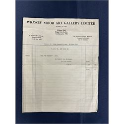WITHDRAWN at the request of the vendor's family - 
Sir Hubert Von Herkomer RA RWS CVO (British 1849-1914): 'In the Nursery' - Girl Sewing by the Fireside, oil on canvas signed with initials and dated 1879, further signed and inscribed 'Bushey Herts' verso 60cm x 50cm 
Provenance: purchased by the vendor's parents from Wrawby Moor Art Gallery Ltd, Brigg in the 1980s, sold with an undated receipt