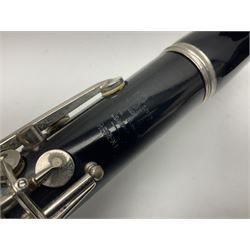 F. Buisson Dallas London oboe, serial no.5434; Boosey & Hawkes Lafleur clarinet, serial no.807004; and incomplete Boosey & Hawkes Regent clarinet, serial no.372169; each in fitted carrying case (3)
