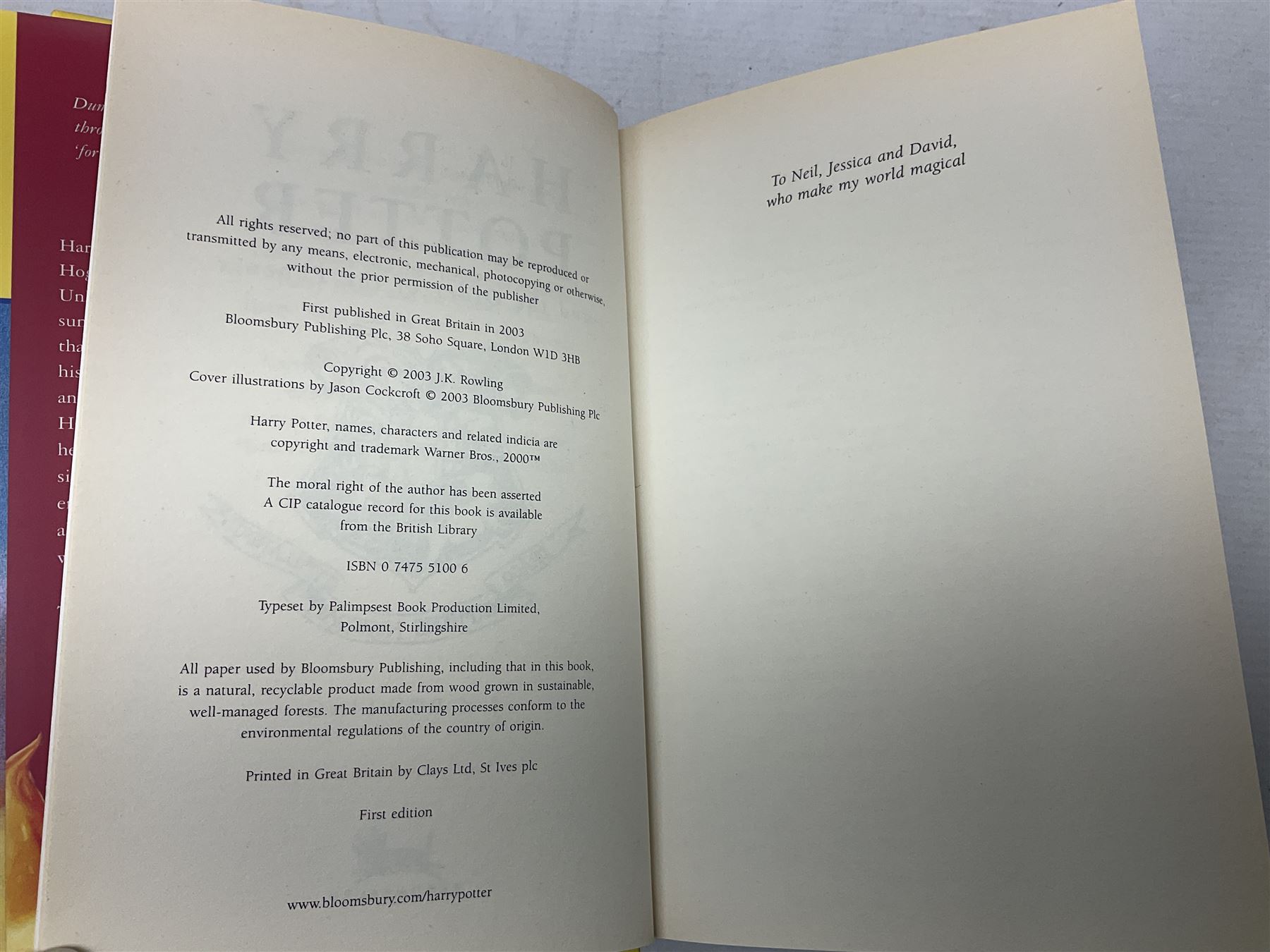 Collection of first edition books, to include J.K. Rowling; Harry Potter and the Goblet of Fire, Harry Potter and the Order of the Phoenix, Harry Potter and the Half Blood Prince, Harry Potter and the Deathly Hallows, Harrius Potter et Philosophi Lapis, G.P.Taylor; Shadowmancer, signed by author, Hans Hass; Men and Sharks, etc (15)    