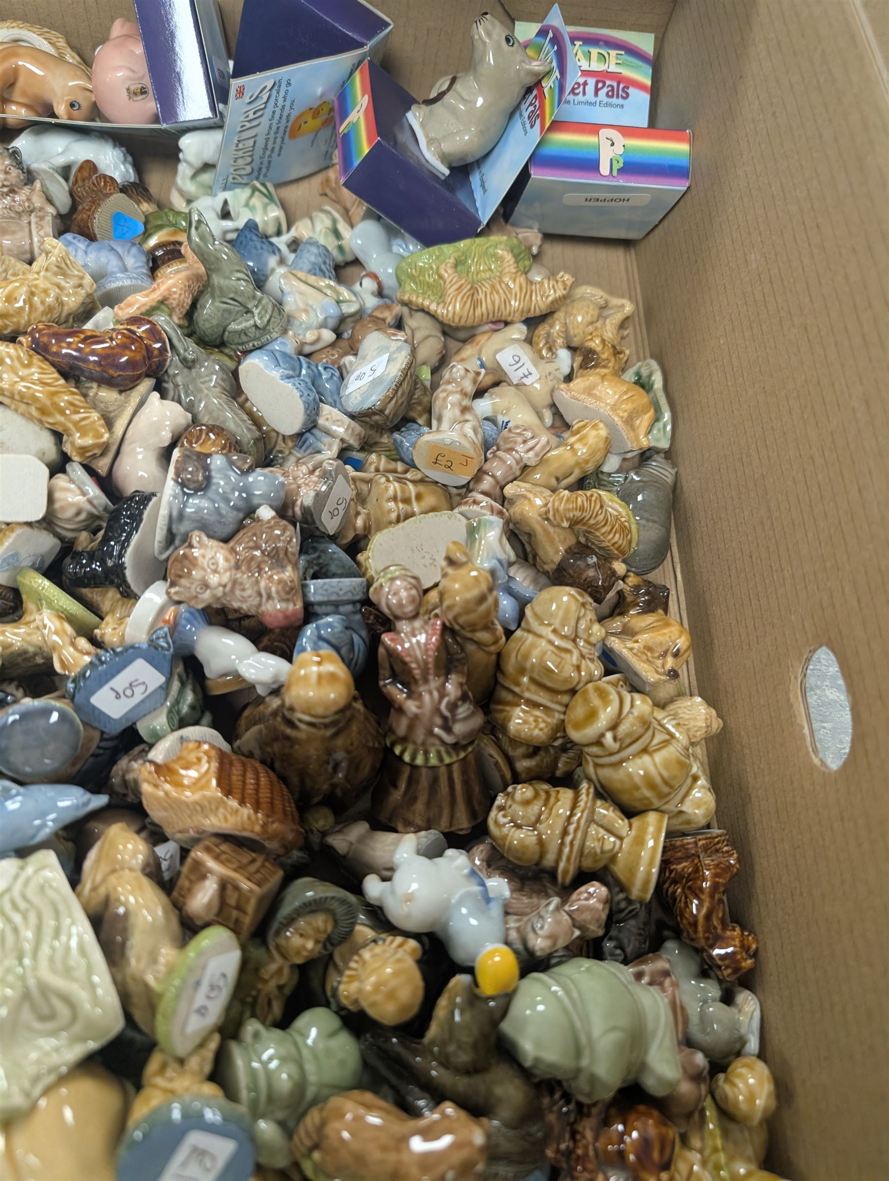 Large collection of Wade Whimsies, including Pocket Pals, Disney etc