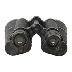 Pair of WWII BMK military binoculars, Dienstglas 7x50, serial number 152655
