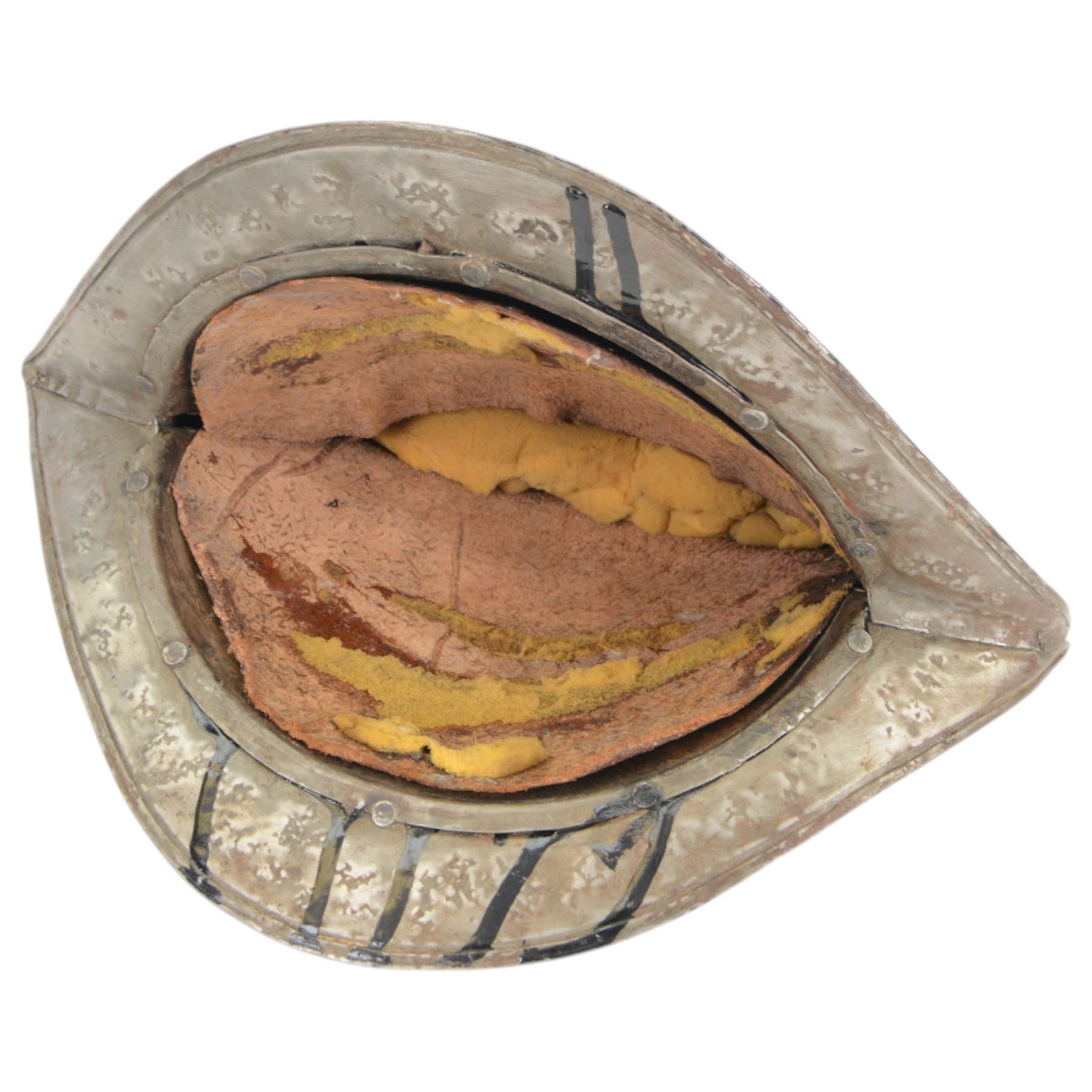 Reproduction 16th Century Spanish Conquistador Morion helmet, on stand 