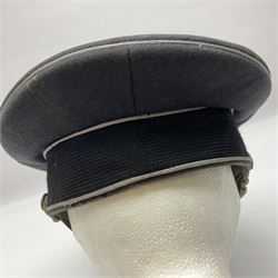 WW2 German Luftwaffe Officer's visor cap with cloth badges