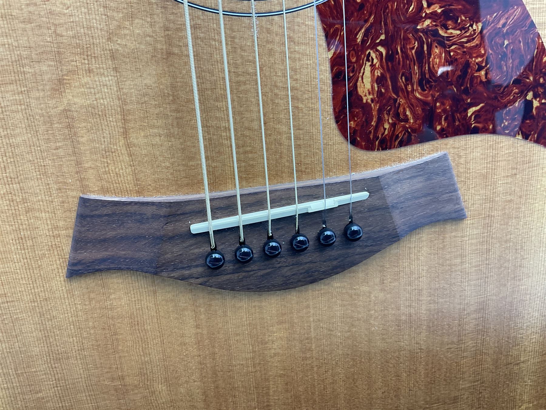 2008 Taylor Model 114 acoustic guitar with mahogany back and ribs and spruce top, serial no.20080825837, L104.5cm; in Taylor hard carrying case with paperwork