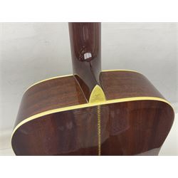 Washburn 12 - string acoustic guitar, model D10S12; serial no.G02052845; L107cm; in CNB soft carrying case