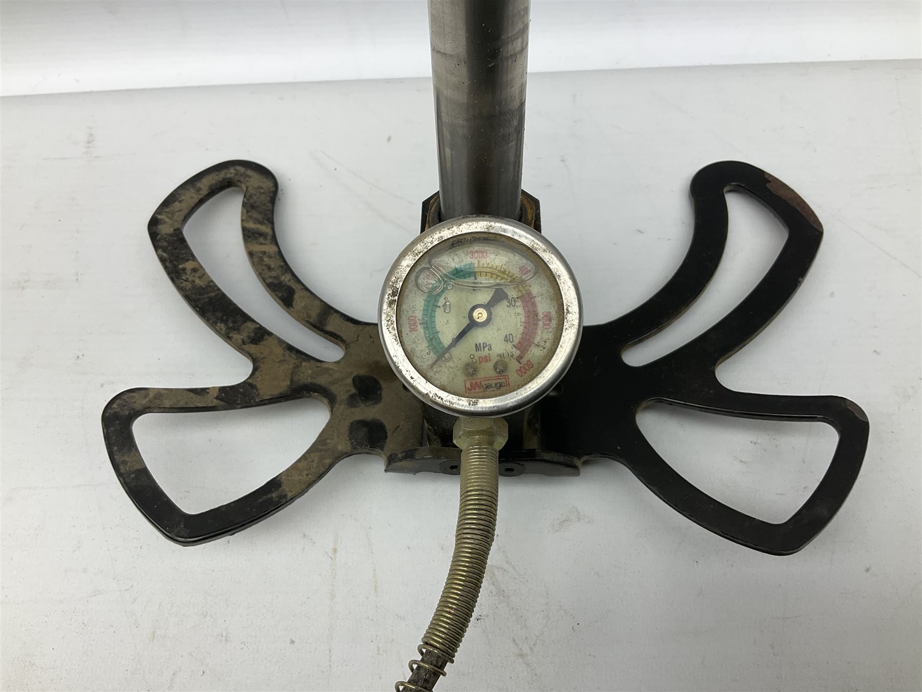 Air Arms S400F Carbine bolt-action .22 multishot air rifle, pump-up action, adjustable trigger, fitted with sound moderator and Nikko Stirling Mountmaster 3-9 x 50 telescopic sight, complete with stirrup type pump, pressure gauge etc, serial no.135456, L106cm; in gun sling